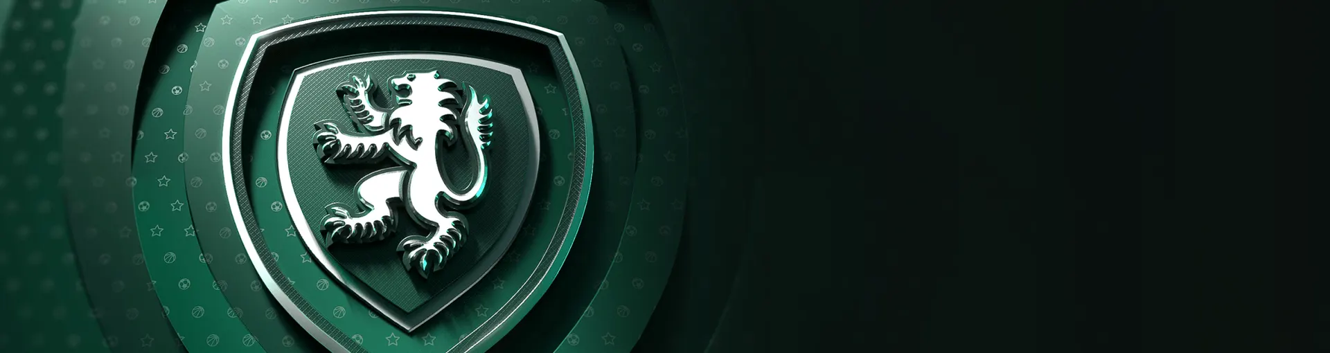 Kinbet banner with the lion shield crest and the 250% + 350 free spins welcome package Kinbet banner with the lion shield crest and the 250% + 350 free spins welcome package